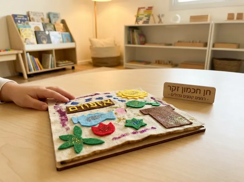 יצירה מוגמרת של ילד לפסח